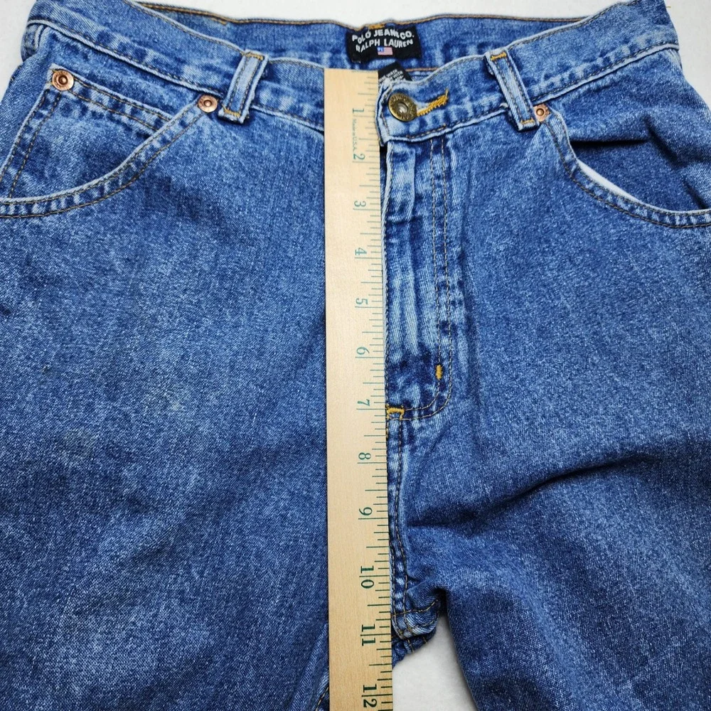 Ralph Lauren Polo Jeans Boys 16 Denim Carpenter Wide Leg Flag Heritage 28x28